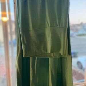Teal Maxi skirt